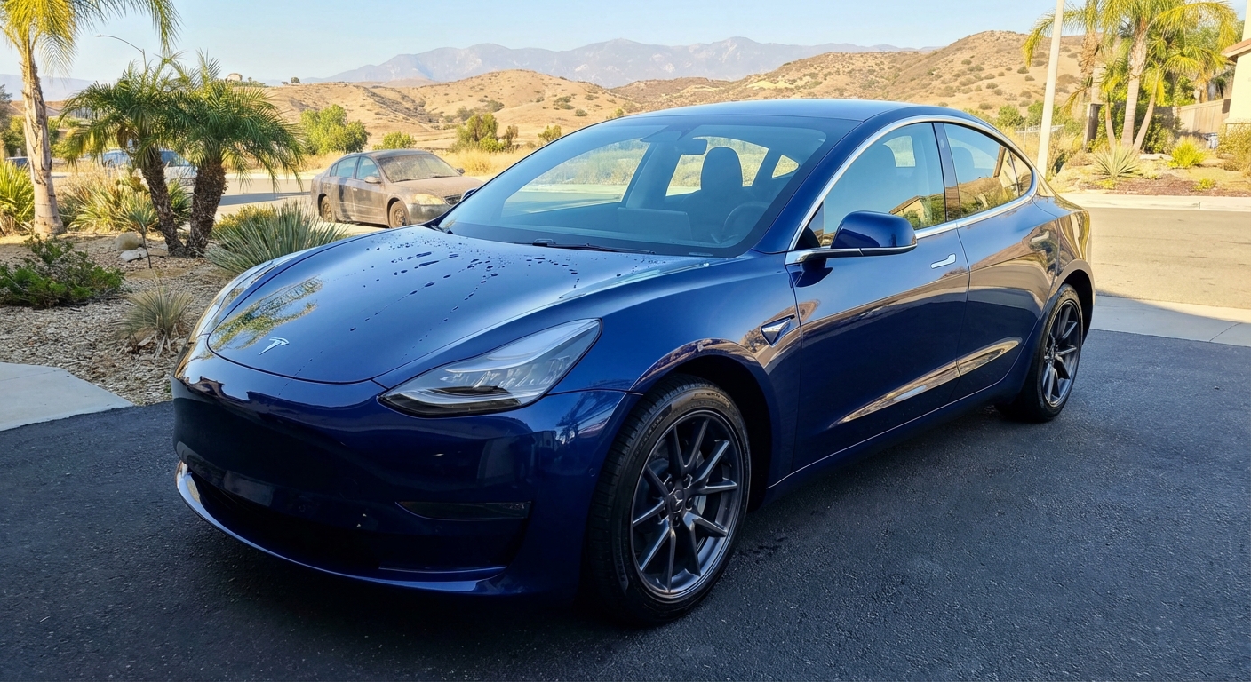 Ceramic coating protects cars from UV rays, dust, and pollution in San Fernando Valley