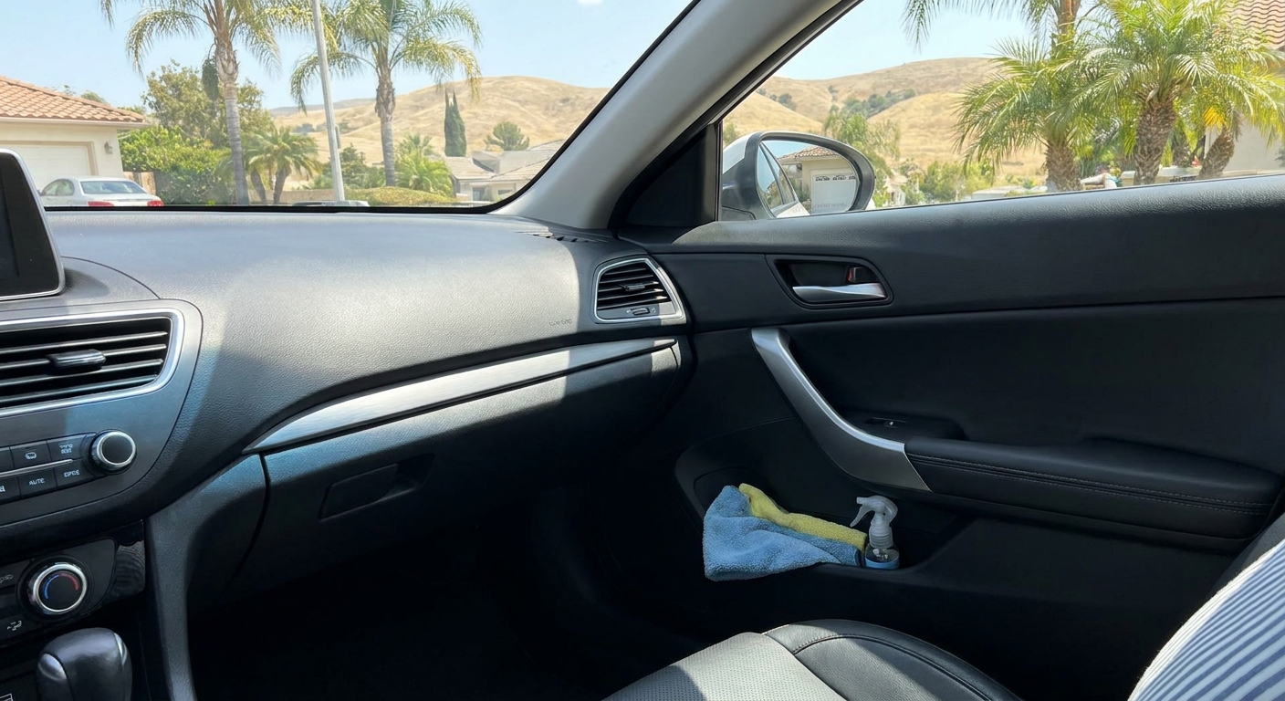 Keeping your car clean between details in Northridge with regular washes and maintenance