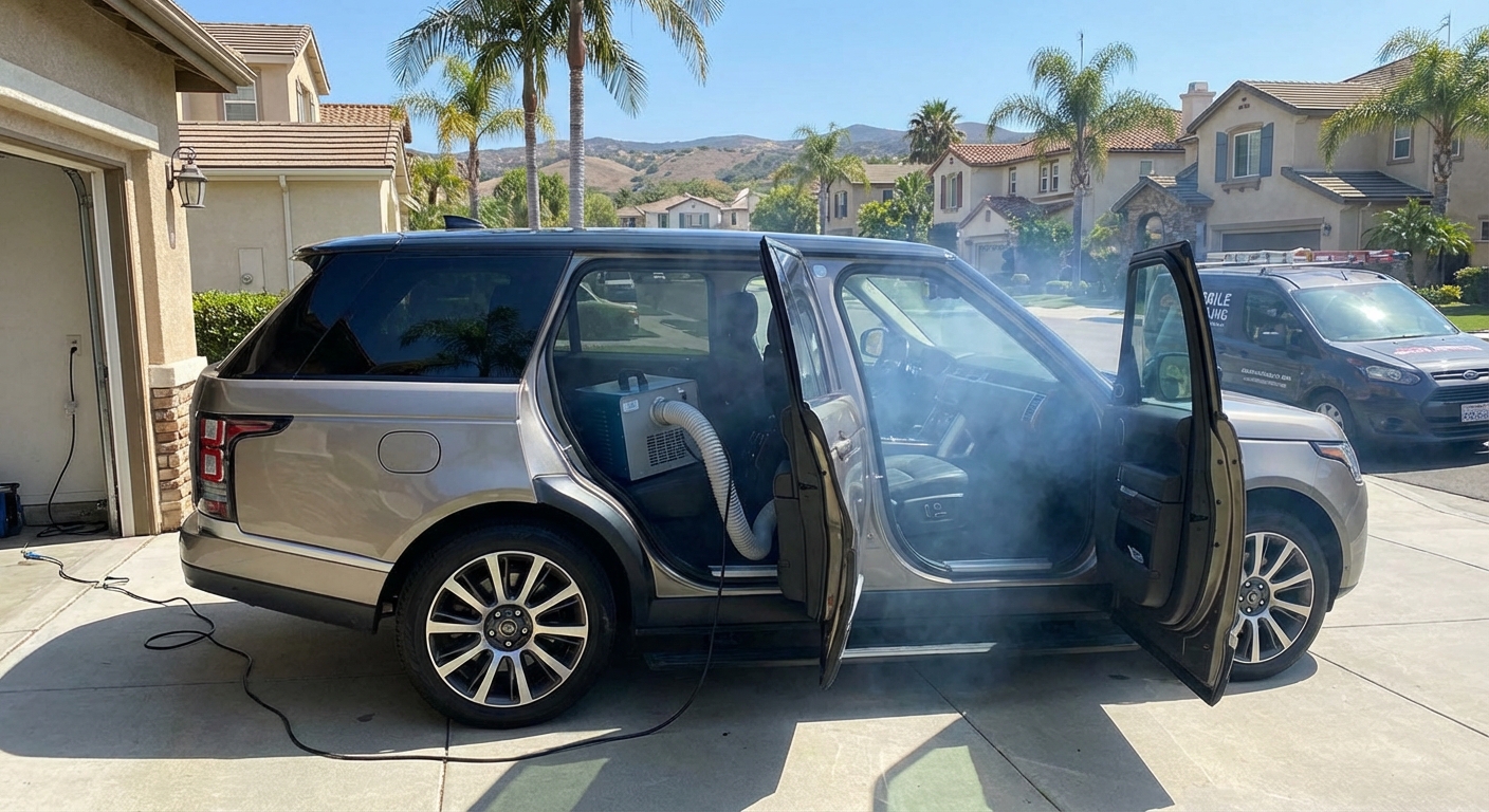 Removing Odors with Ozone Treatment in Porter Ranch Vehicles
