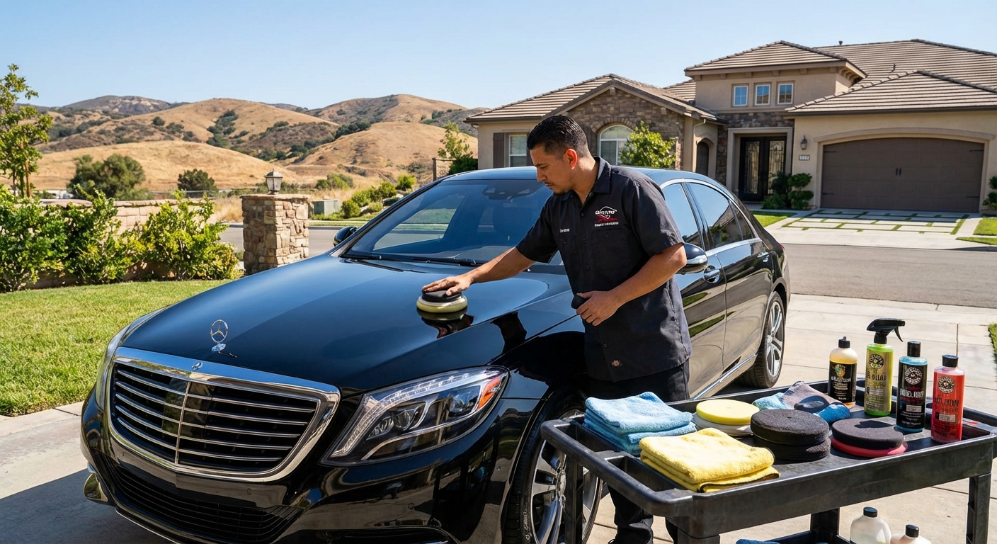 Luxury car detailing service in Porter Ranch for high-end vehicles that deserve the best care