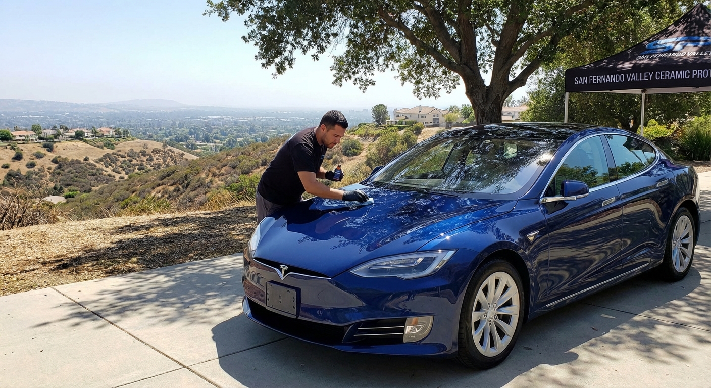 How Ceramic Coating Keeps Cars Protected in San Fernando Valley