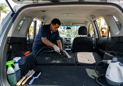 Interior Car Detailing in San Fernando Valley for Pet Owners