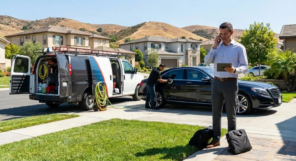 Mobile detailing service for busy professionals in Porter Ranch