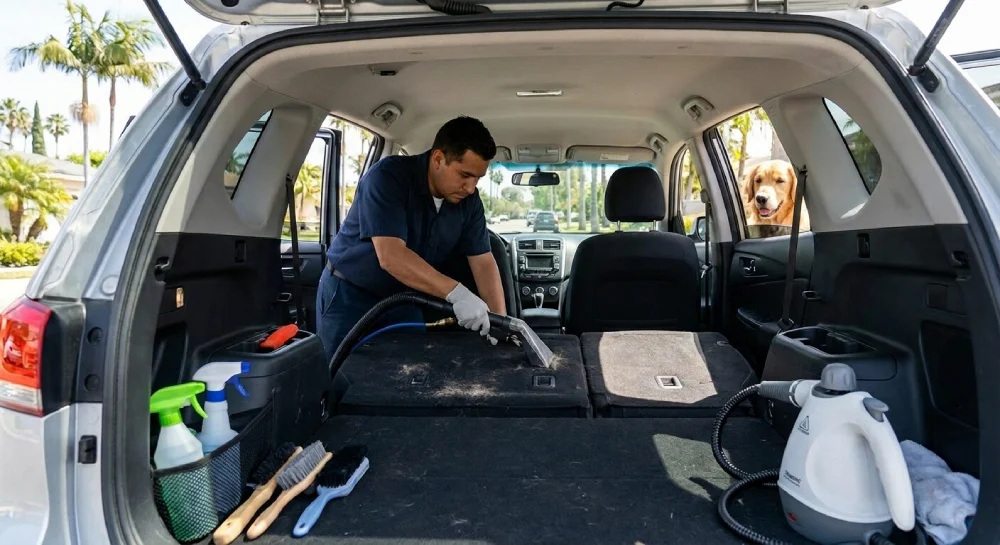 Interior Car Detailing in San Fernando Valley for Pet Owners